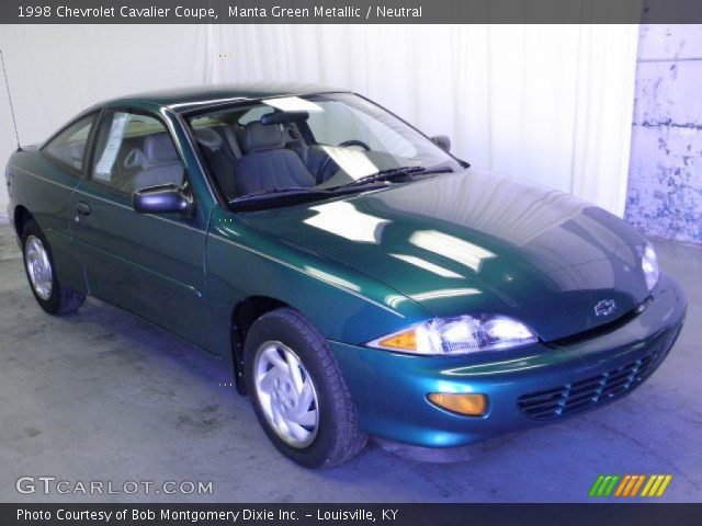 1998 Chevrolet Cavalier Coupe in Manta Green Metallic