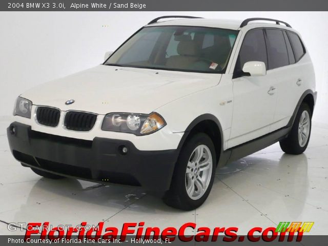 2004 BMW X3 3.0i in Alpine White