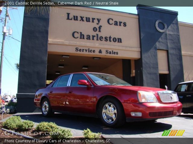 2001 Cadillac DeVille Sedan in Cabernet Dark Red