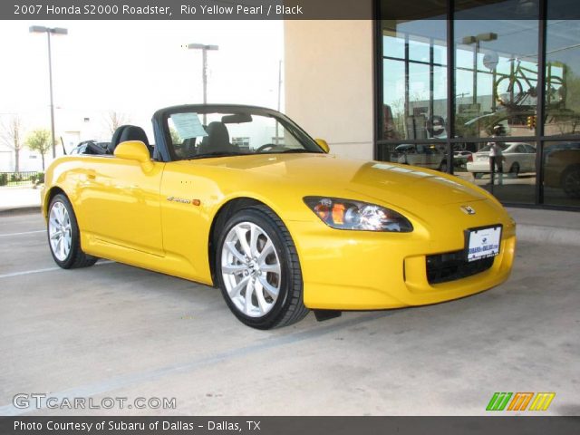 2007 Honda S2000 Roadster in Rio Yellow Pearl