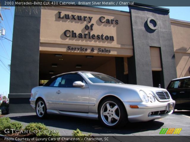 2003 Mercedes-Benz CLK 430 Cabriolet in Brilliant Silver Metallic