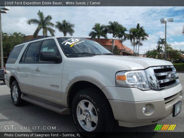 2008 Ford Expedition Eddie Bauer in White Suede