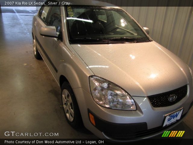 2007 Kia Rio LX Sedan in Silver