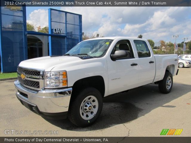 2012 Chevrolet Silverado 2500HD Work Truck Crew Cab 4x4 in Summit White