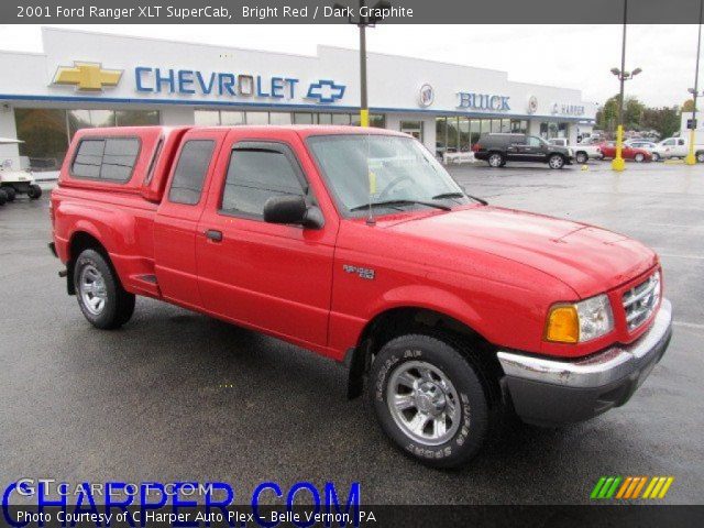 2001 Ford Ranger XLT SuperCab in Bright Red