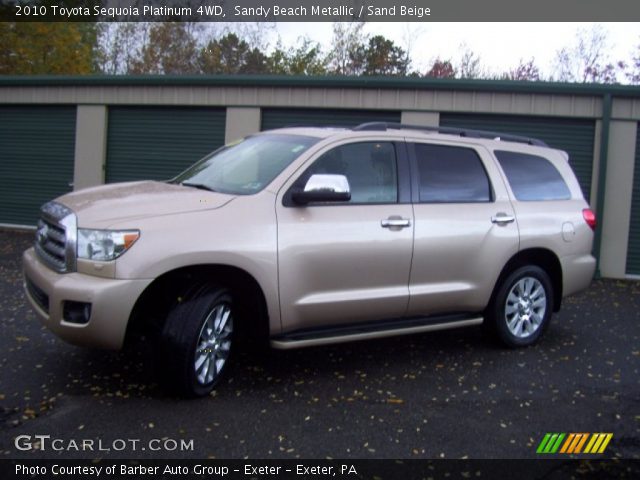 2010 Toyota Sequoia Platinum 4WD in Sandy Beach Metallic
