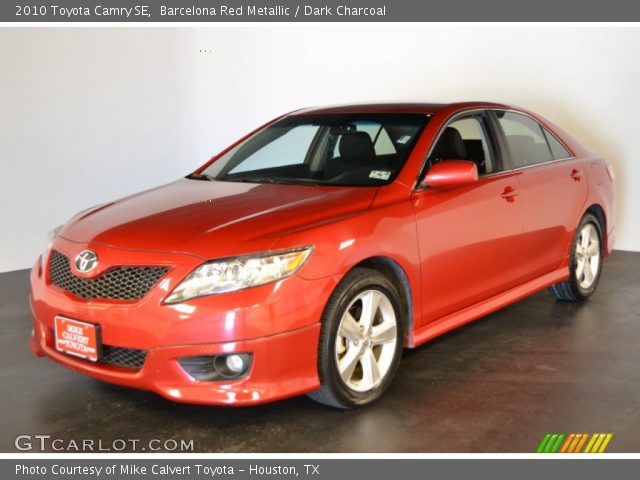 2010 Toyota Camry SE in Barcelona Red Metallic