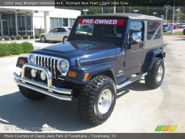 2006 Jeep Wrangler Unlimited 4x4 in Midnight Blue Pearl