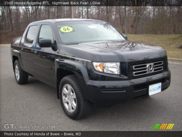 2006 Honda Ridgeline RTS in Nighthawk Black Pearl