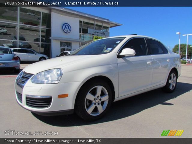 2008 Volkswagen Jetta SE Sedan in Campanella White