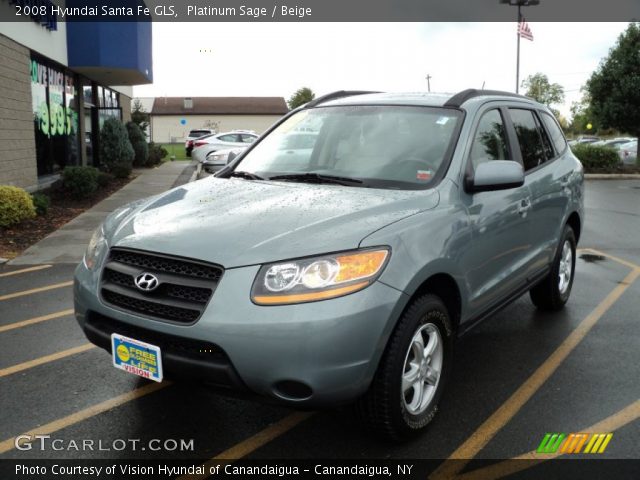 2008 Hyundai Santa Fe GLS in Platinum Sage