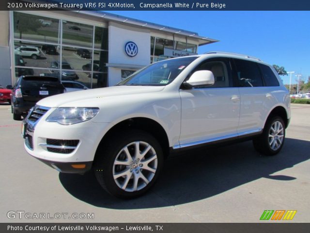 2010 Volkswagen Touareg VR6 FSI 4XMotion in Campanella White