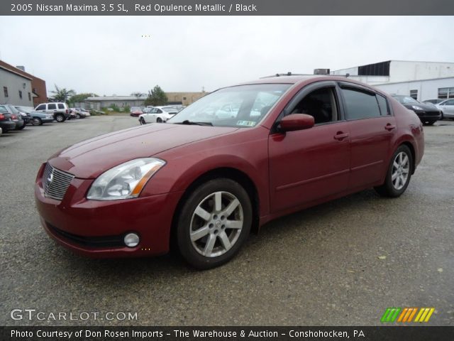 2005 Nissan Maxima 3.5 SL in Red Opulence Metallic