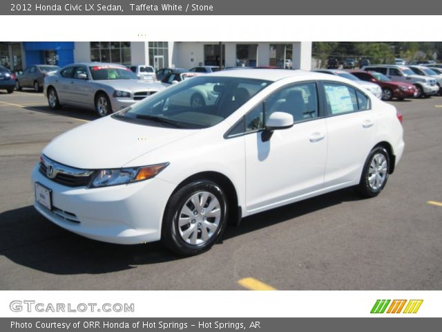 2012 Honda Civic LX Sedan in Taffeta White