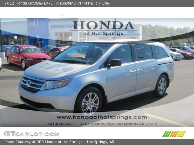 2012 Honda Odyssey EX-L in Alabaster Silver Metallic