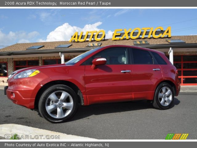2008 Acura RDX Technology in Moroccan Red Pearl
