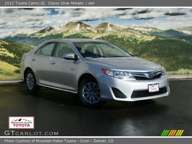 2012 Toyota Camry LE in Classic Silver Metallic