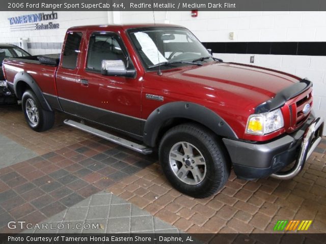 2006 Ford Ranger Sport SuperCab 4x4 in Redfire Metallic