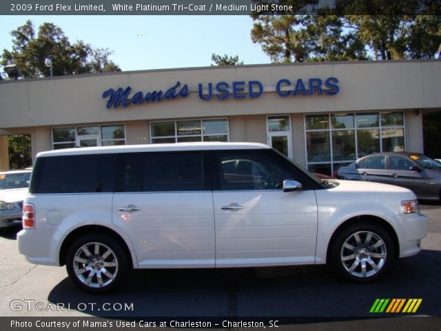 2009 Ford Flex Limited in White Platinum Tri-Coat