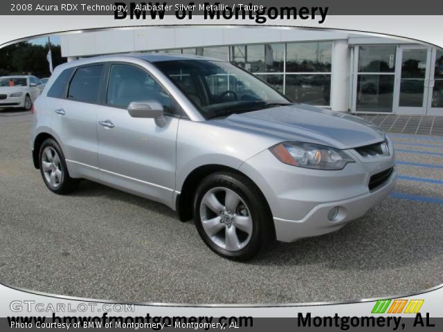 2008 Acura RDX Technology in Alabaster Silver Metallic