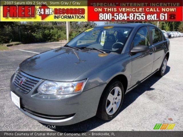 2007 Saturn ION 2 Sedan in Storm Gray