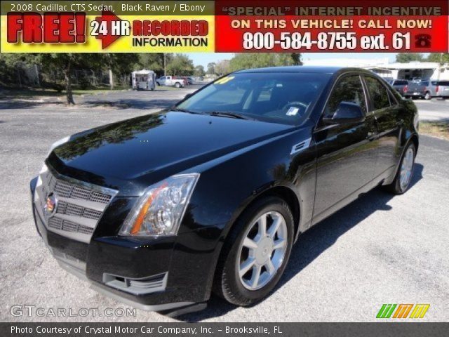 2008 Cadillac CTS Sedan in Black Raven