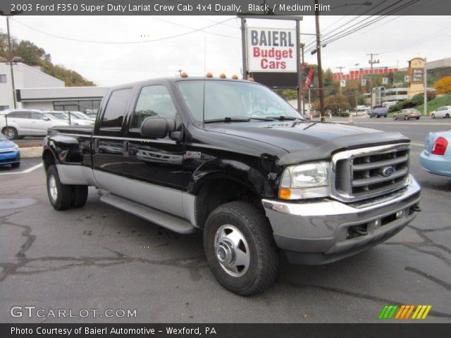 2003 Ford F350 Super Duty Lariat Crew Cab 4x4 Dually in Black