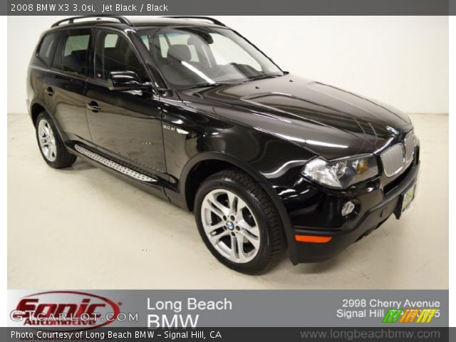 2008 BMW X3 3.0si in Jet Black