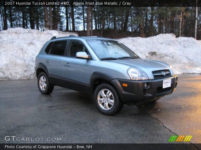 2007 Hyundai Tucson Limited 4WD in Alpine Frost Blue Metallic