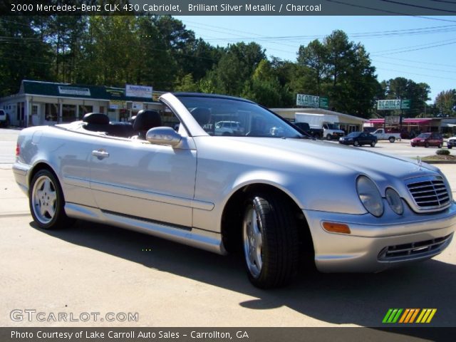 2000 Mercedes-Benz CLK 430 Cabriolet in Brilliant Silver Metallic