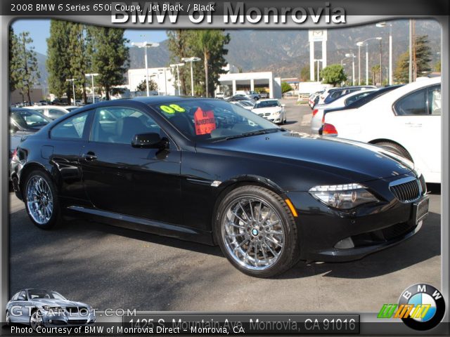 2008 BMW 6 Series 650i Coupe in Jet Black