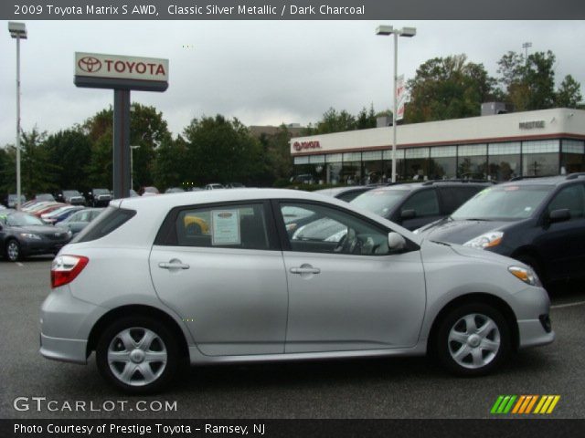 2009 Toyota Matrix S AWD in Classic Silver Metallic