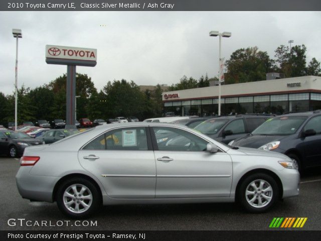 2010 Toyota Camry LE in Classic Silver Metallic