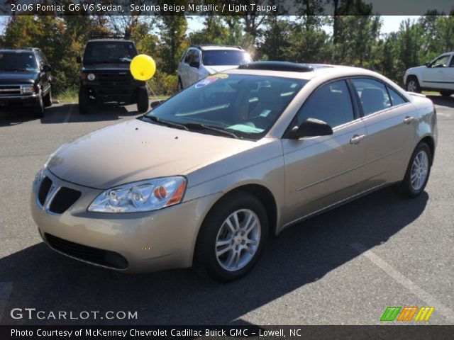 2006 Pontiac G6 V6 Sedan in Sedona Beige Metallic