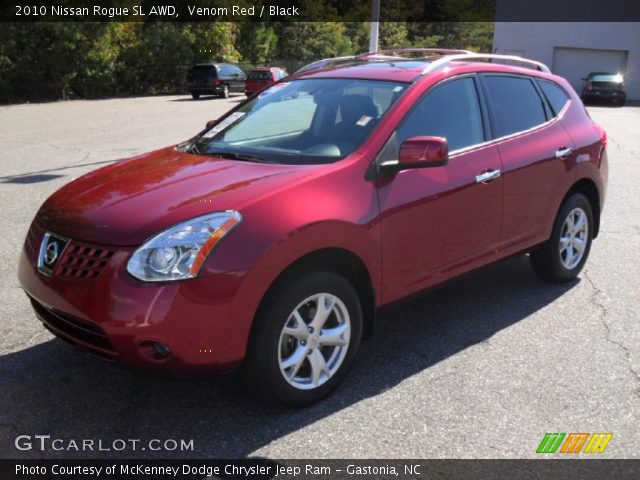 2010 Nissan Rogue SL AWD in Venom Red