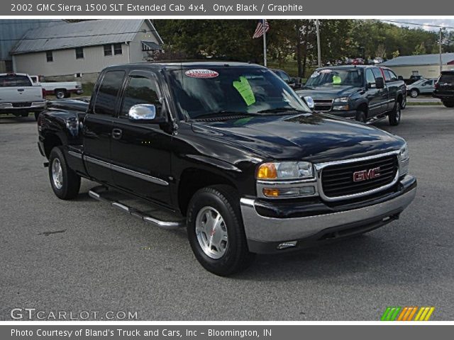 2002 GMC Sierra 1500 SLT Extended Cab 4x4 in Onyx Black