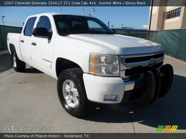 2007 Chevrolet Silverado 1500 LT Z71 Crew Cab 4x4 in Summit White