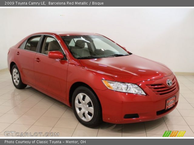 2009 Toyota Camry LE in Barcelona Red Metallic