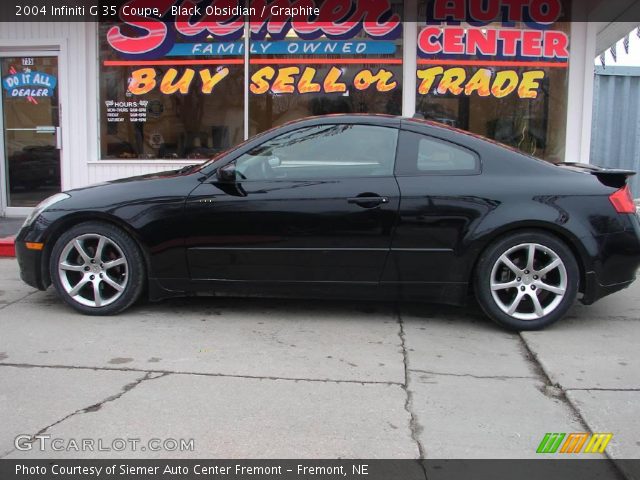 2004 Infiniti G 35 Coupe in Black Obsidian