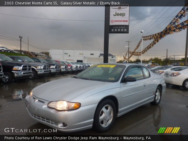 2003 Chevrolet Monte Carlo SS in Galaxy Silver Metallic