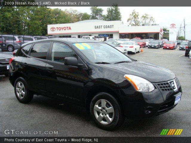 2009 Nissan Rogue S AWD in Wicked Black