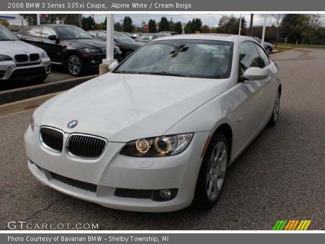 2008 BMW 3 Series 335xi Coupe in Alpine White