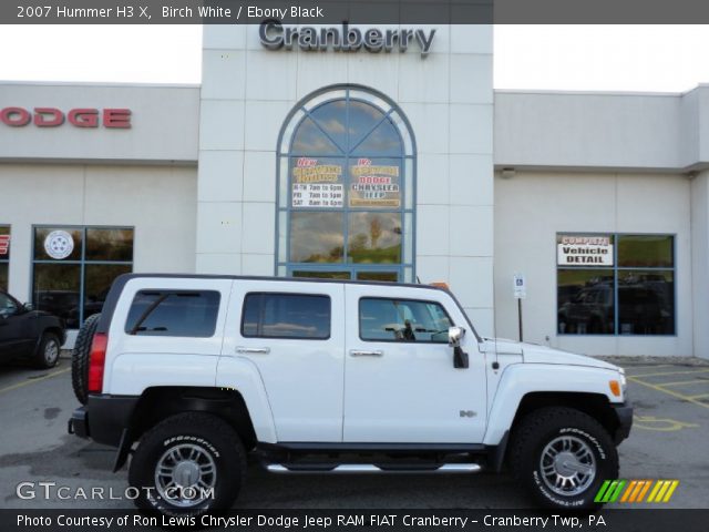 2007 Hummer H3 X in Birch White