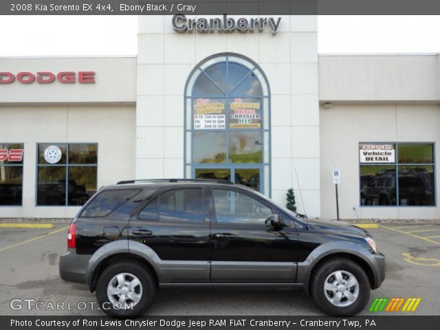 2008 Kia Sorento EX 4x4 in Ebony Black