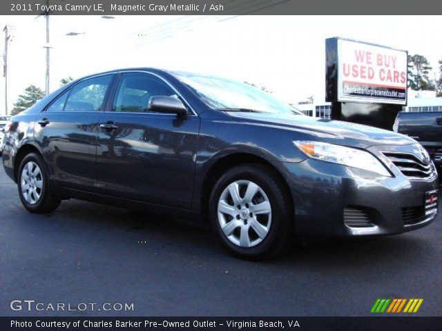 2011 Toyota Camry LE in Magnetic Gray Metallic