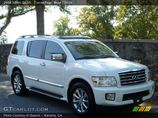 2008 Infiniti QX 56 in Tuscan Pearl White