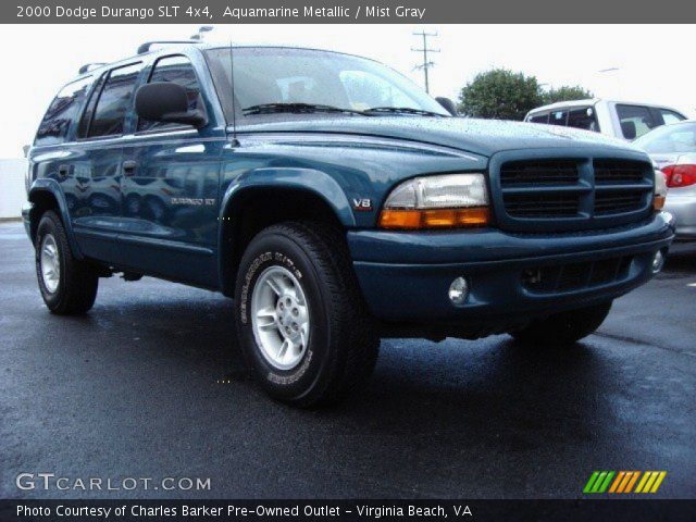 2000 Dodge Durango SLT 4x4 in Aquamarine Metallic