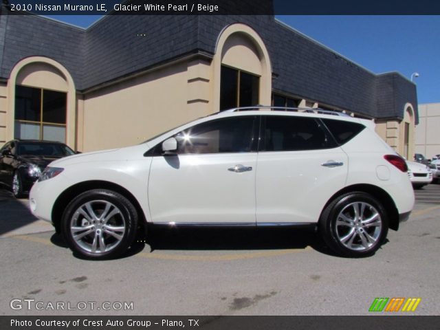 2010 Nissan Murano LE in Glacier White Pearl