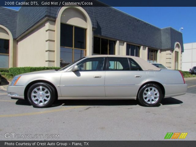 2008 Cadillac DTS  in Gold Mist