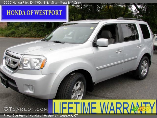 2009 Honda Pilot EX 4WD in Billet Silver Metallic